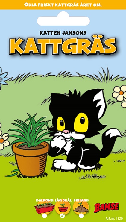 Katten Janssons Kattgräs 1st fröpåse - Fröer