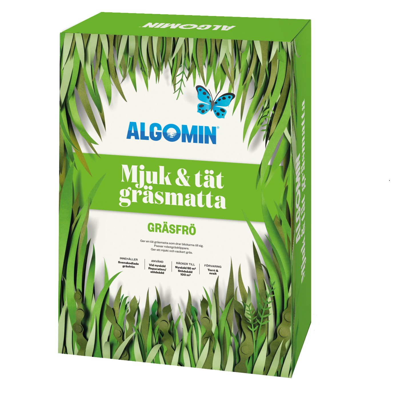 Algomin Gräsfrö 'Mjuk & Tät Gräsmatta' 1kg - Fröer