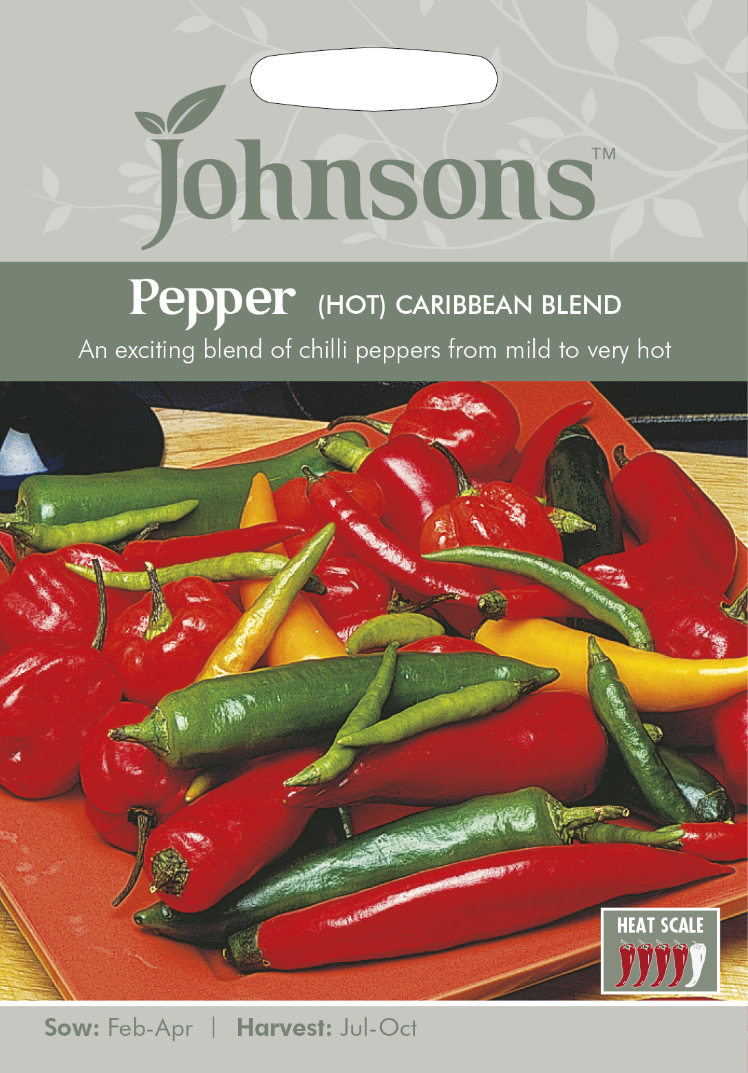 Chili (Hot) 'Caribbean Blend' - Fröer