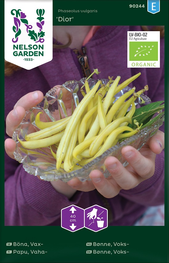 Vaxböna 'Dior' Organic - Fröer