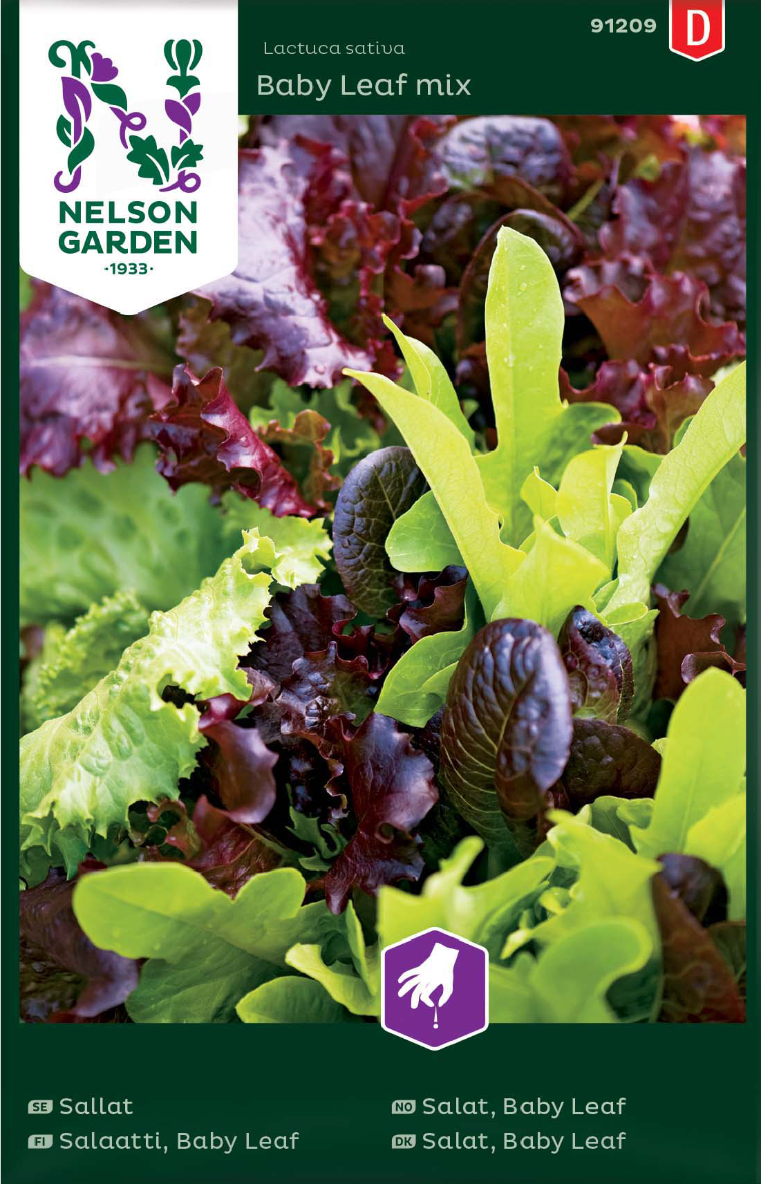 Sallat 'Baby Leaf Mix' frö - Fröer