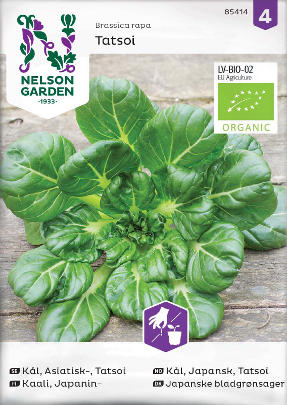Asiatiskkål 'Tatsoi' Organic frö - Fröer