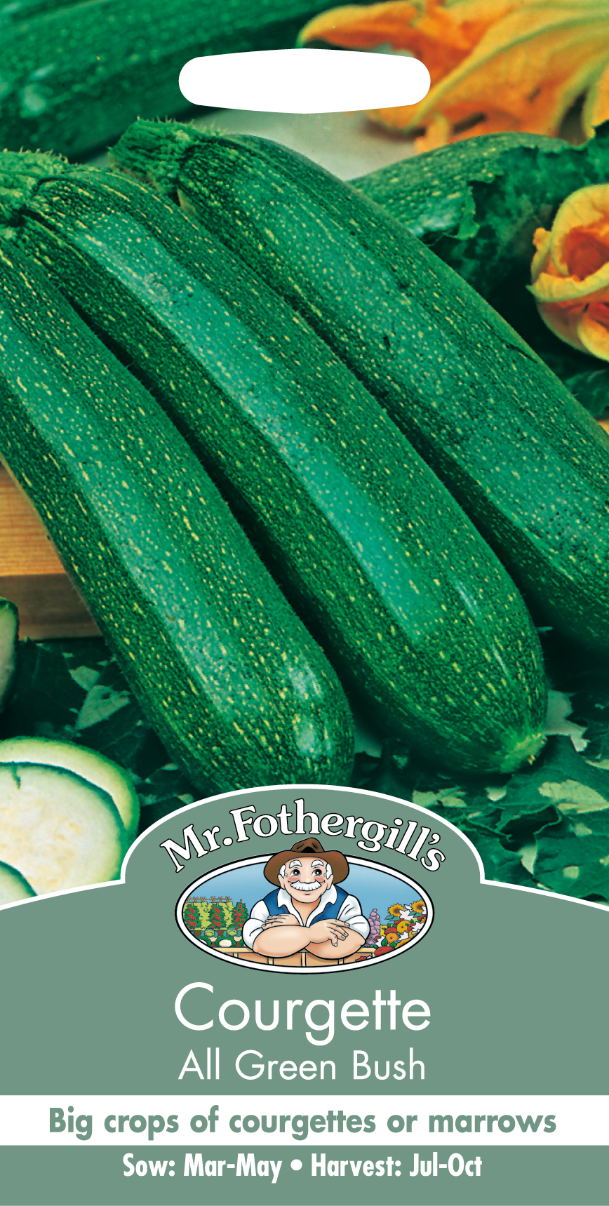 Sommarsquash 'All Green Bush' - Fröer