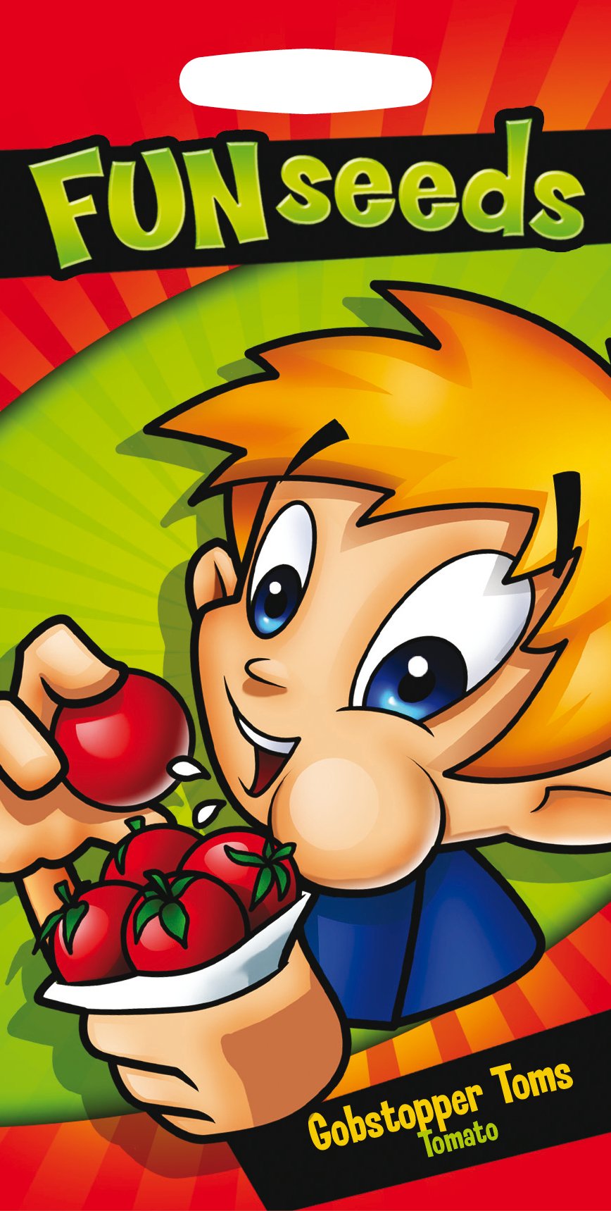 Funseeds: Busk-, Tomat 'Gobstopper toms' - Fröer