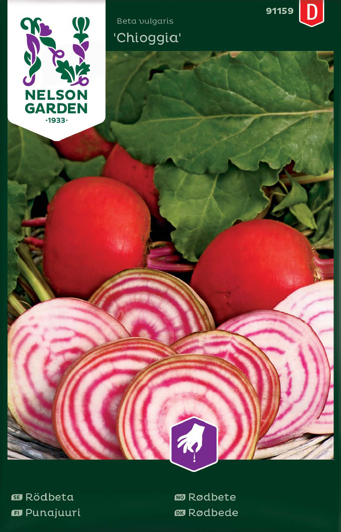 Rödbeta 'Chioggia' frö - Fröer