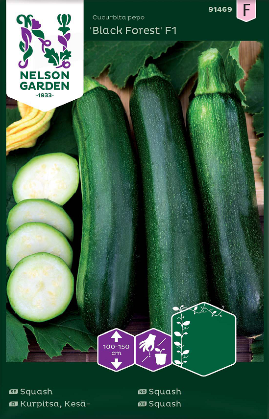 Klängsquash 'Black Forest' F1 - Fröer