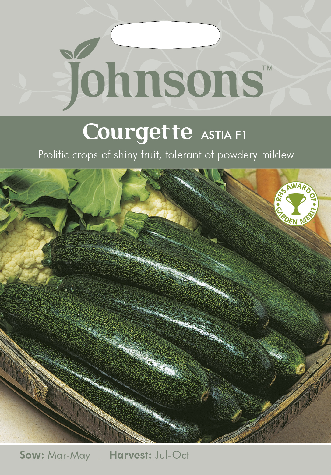 Zucchini 'Astia F1' - Fröer