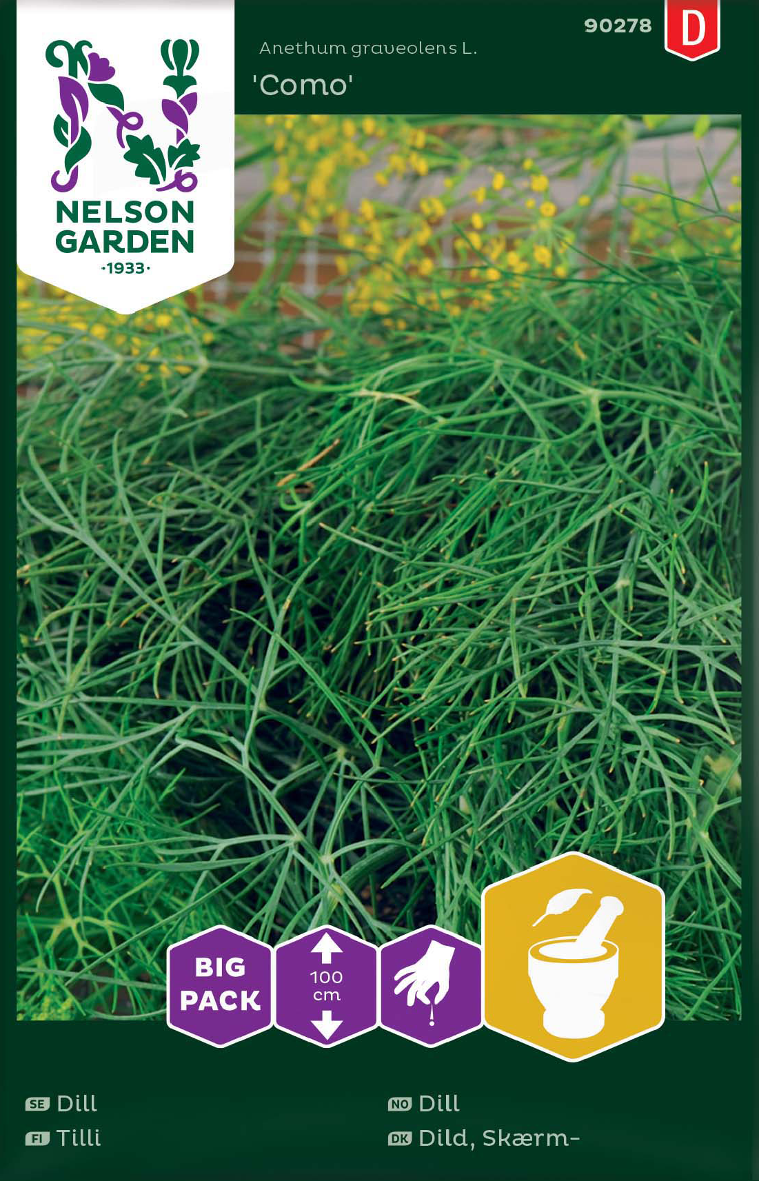 Dill 'Como' Big Pack frö - Fröer