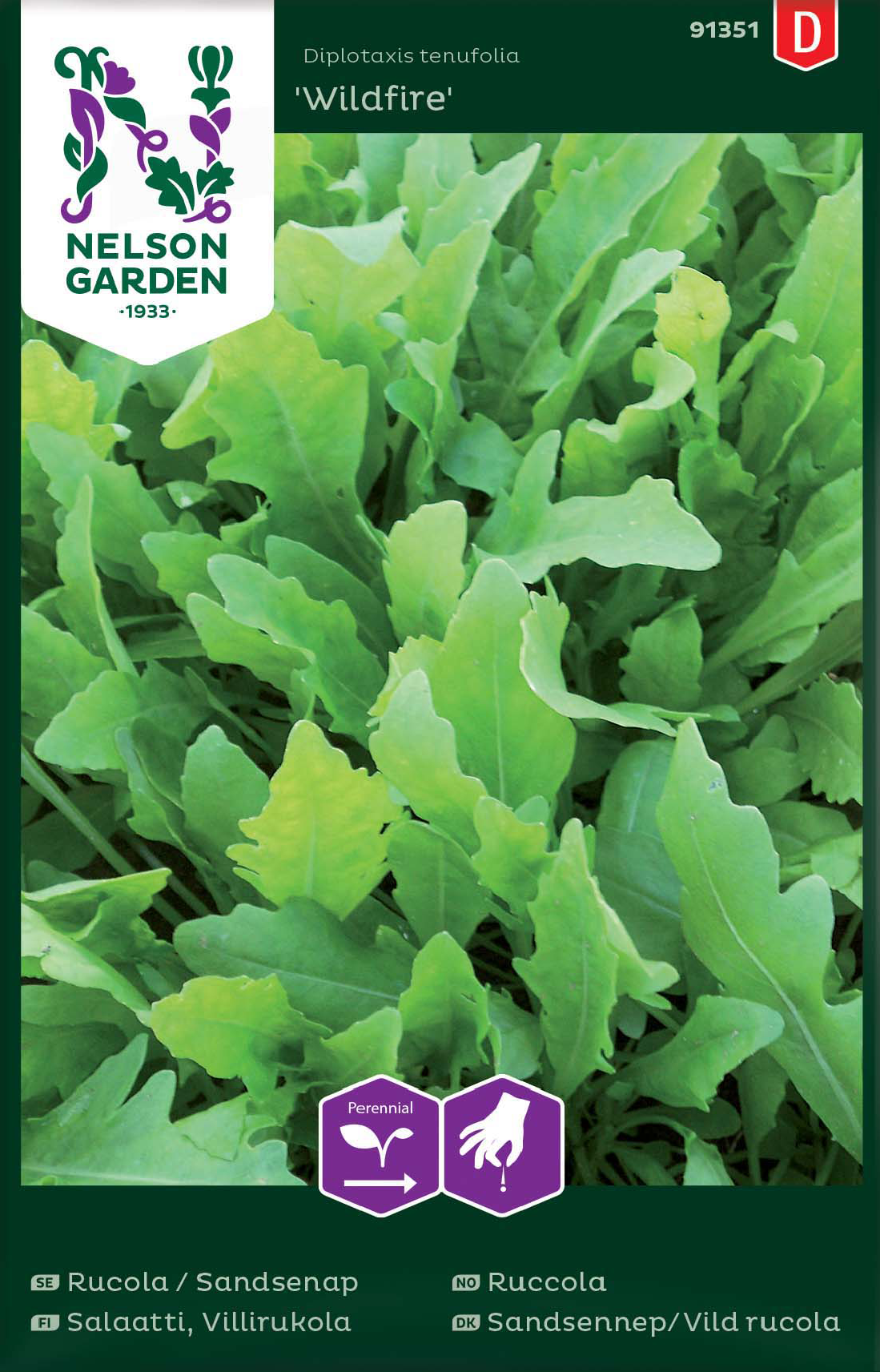 Rucola / Sandsenap 'Wildfire' frö - Fröer