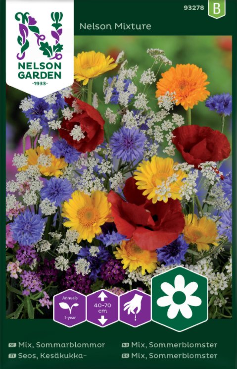 Sommarblommor Mix Big Pack - Fröer