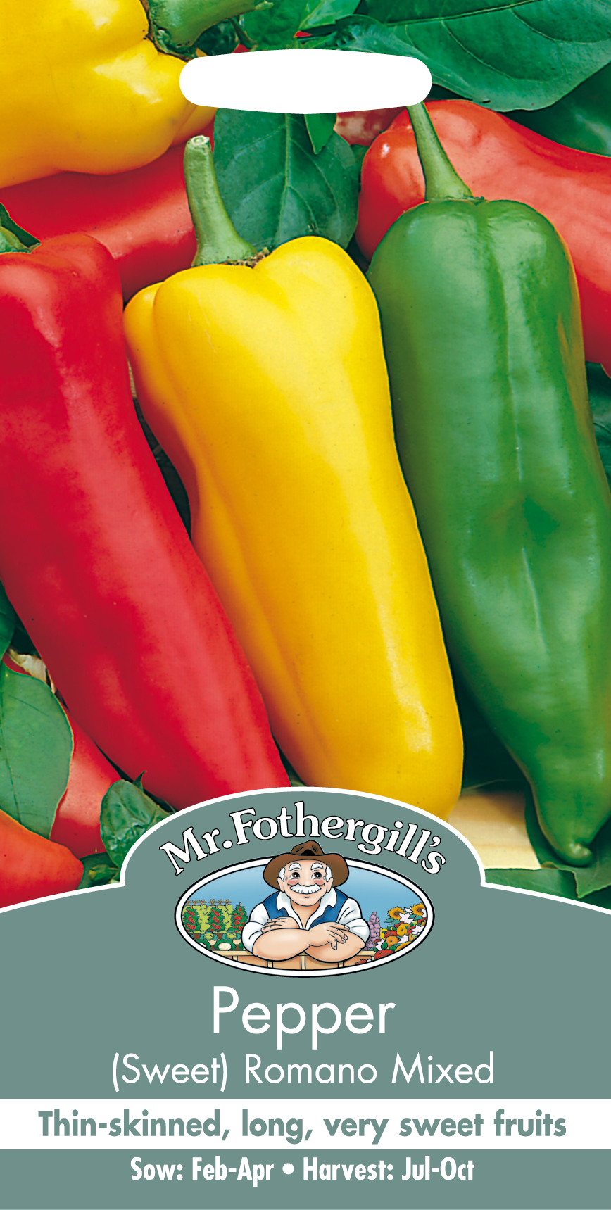 Paprika 'Romano mixed' - Fröer