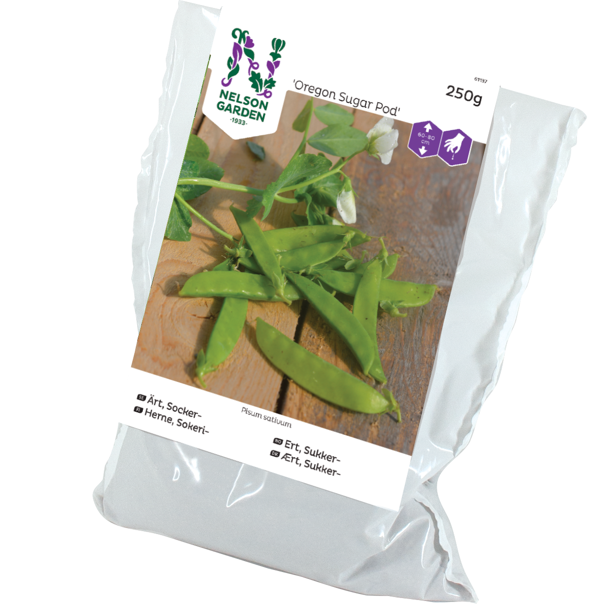 Sockerärt 'Oregon Sugar Pod' 250g - Fröer