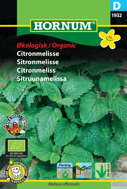 Citronmeliss EKO - Fröer