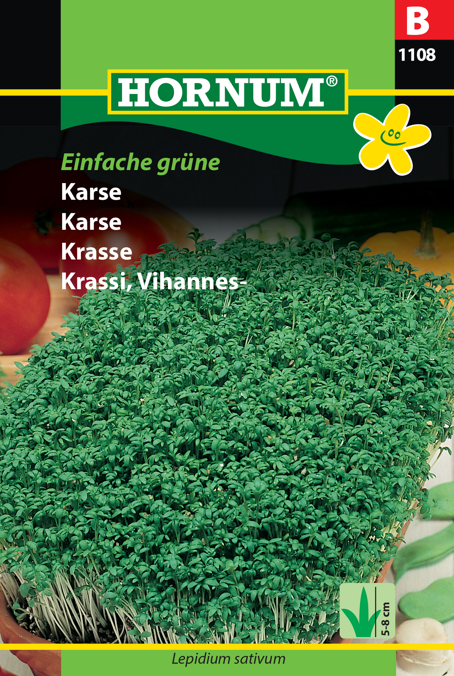 Krasse 'Einfache Grüne' frö - Fröer