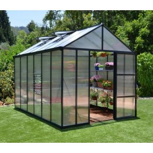 Växthus Glory 8,9 m² - Antracitgrå