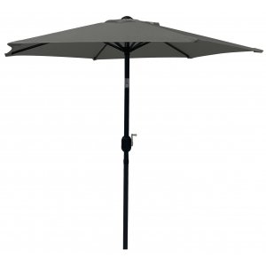 Fjällbacka parasoll i grått - Ø300 cm