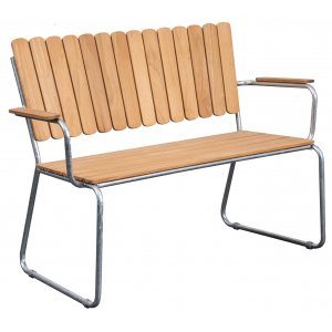 Möllan trädgårdssoffa - Teak/galvaniserat stål