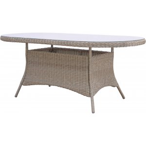 Menton ovalt matbord 180x100 cm - Natur