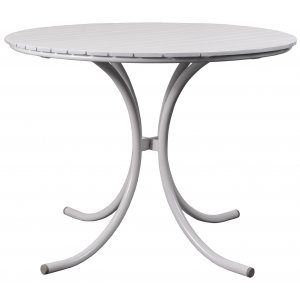 Holmsund runt utebord 103 cm - Vit