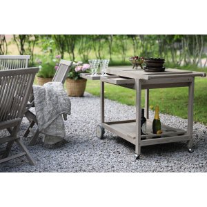 Saltö - Serveringsvagn i grå teak