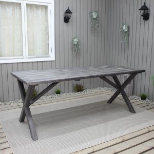 Scottsdale matbord 190 cm - Rustik grå