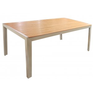 Las Vegas matbord 205x90cm - Beige / Trä