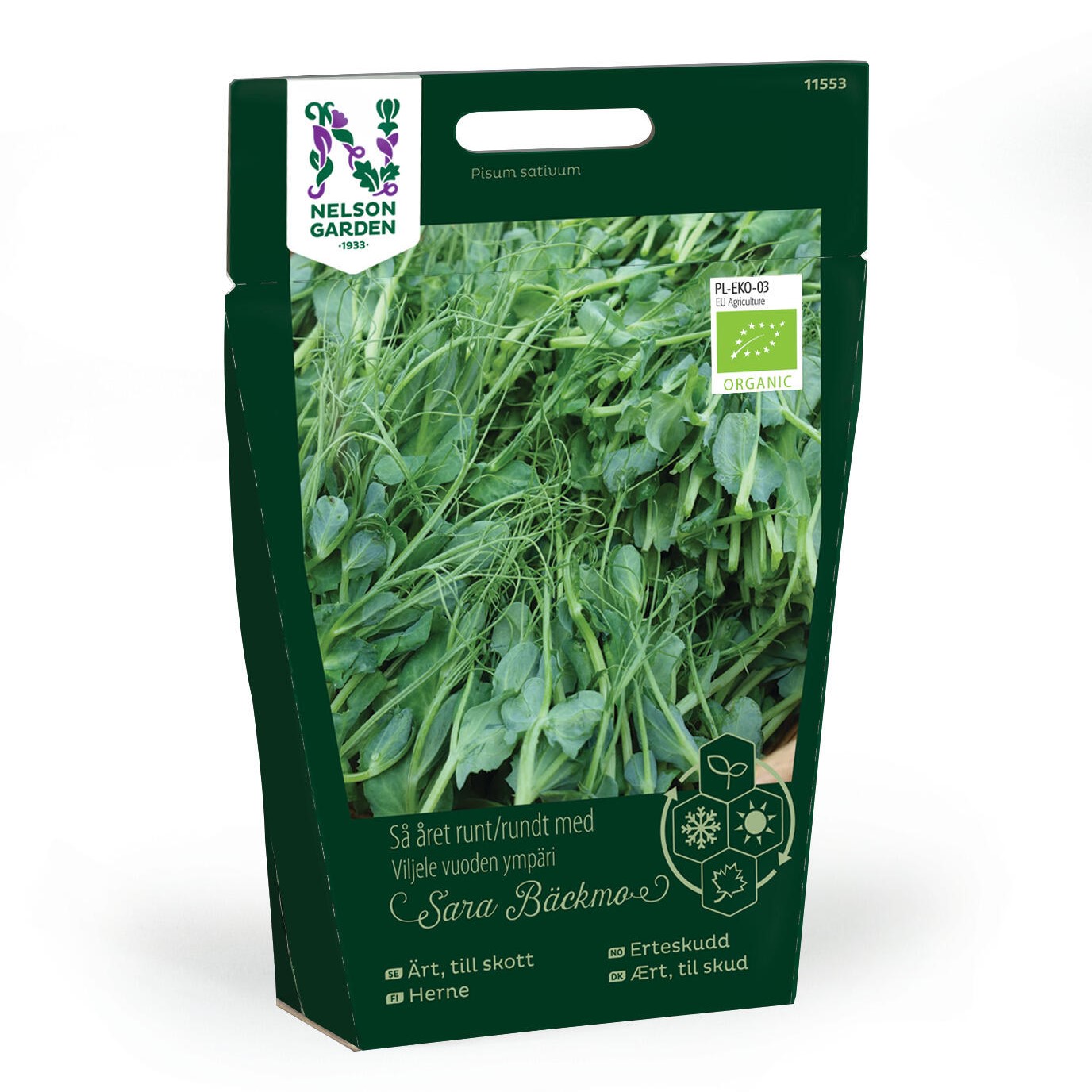 Ärtskott Organic frö - Fröer