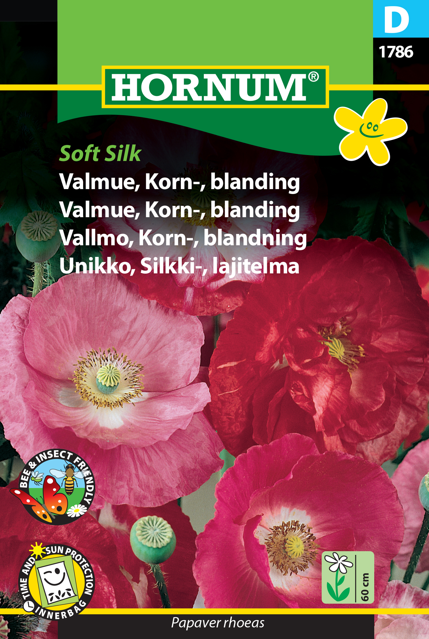 Kornvallmo Mix 'Soft silk' - Fröer
