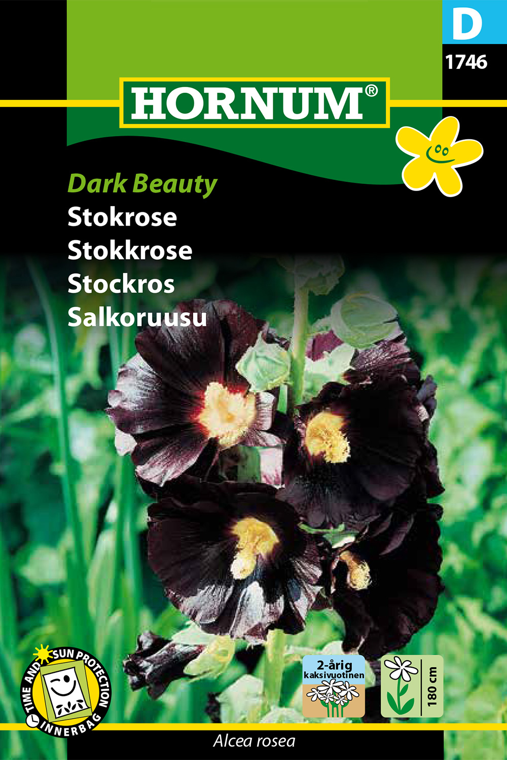Stockros 'Dark Beauty' frö - Fröer