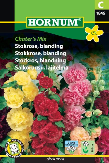 Stockros Mix 'Chater's Mix' frö - Fröer