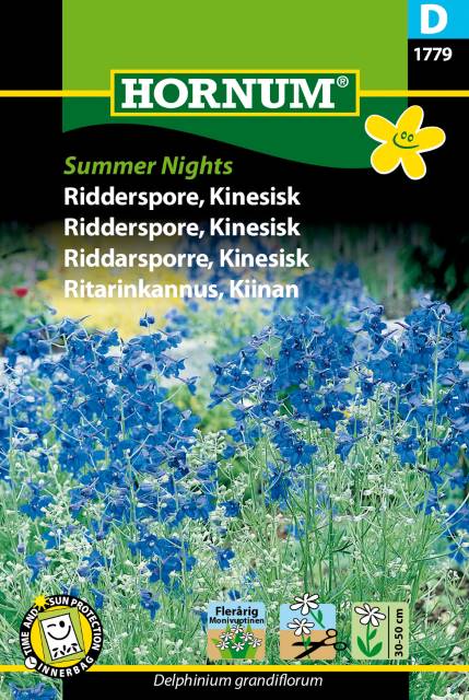 Kinesisk riddarsporre 'Summer Nights' - Fröer