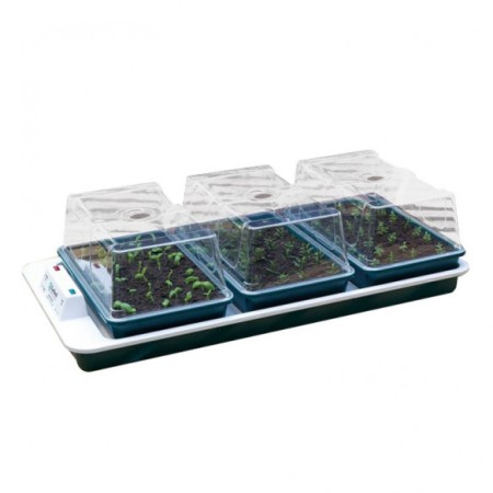 Miniväxthus 'Big 3' med undervärme - Fröer