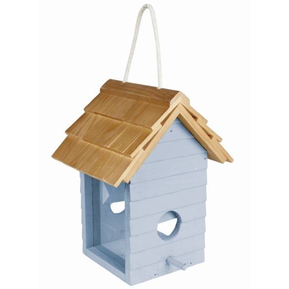 Gardman Foderautomat för frö 'Beach Hut'  Blå - Fröer