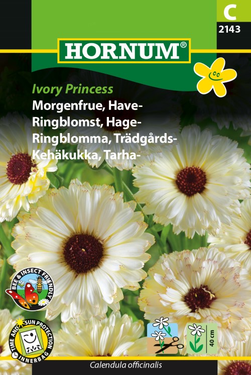 Ringblomma 'Ivory Princess' - Fröer