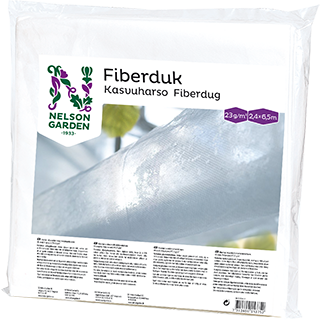 Fiberduk 23 g/m² 2,4 x 6,5 m - Fröer