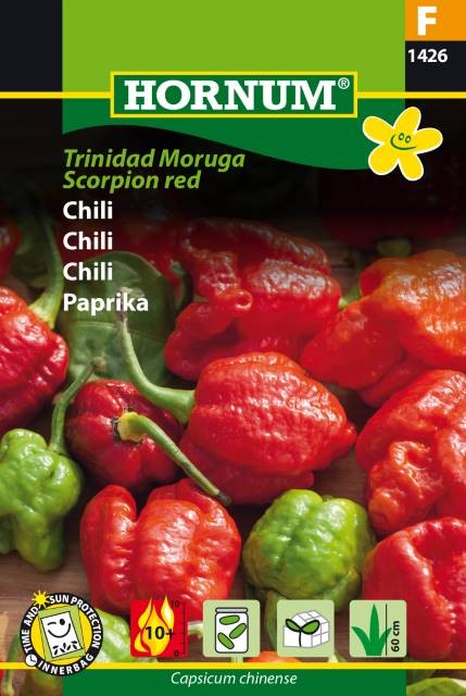 Chili 'Trinidad Moruga Scorpion Red' - Fröer
