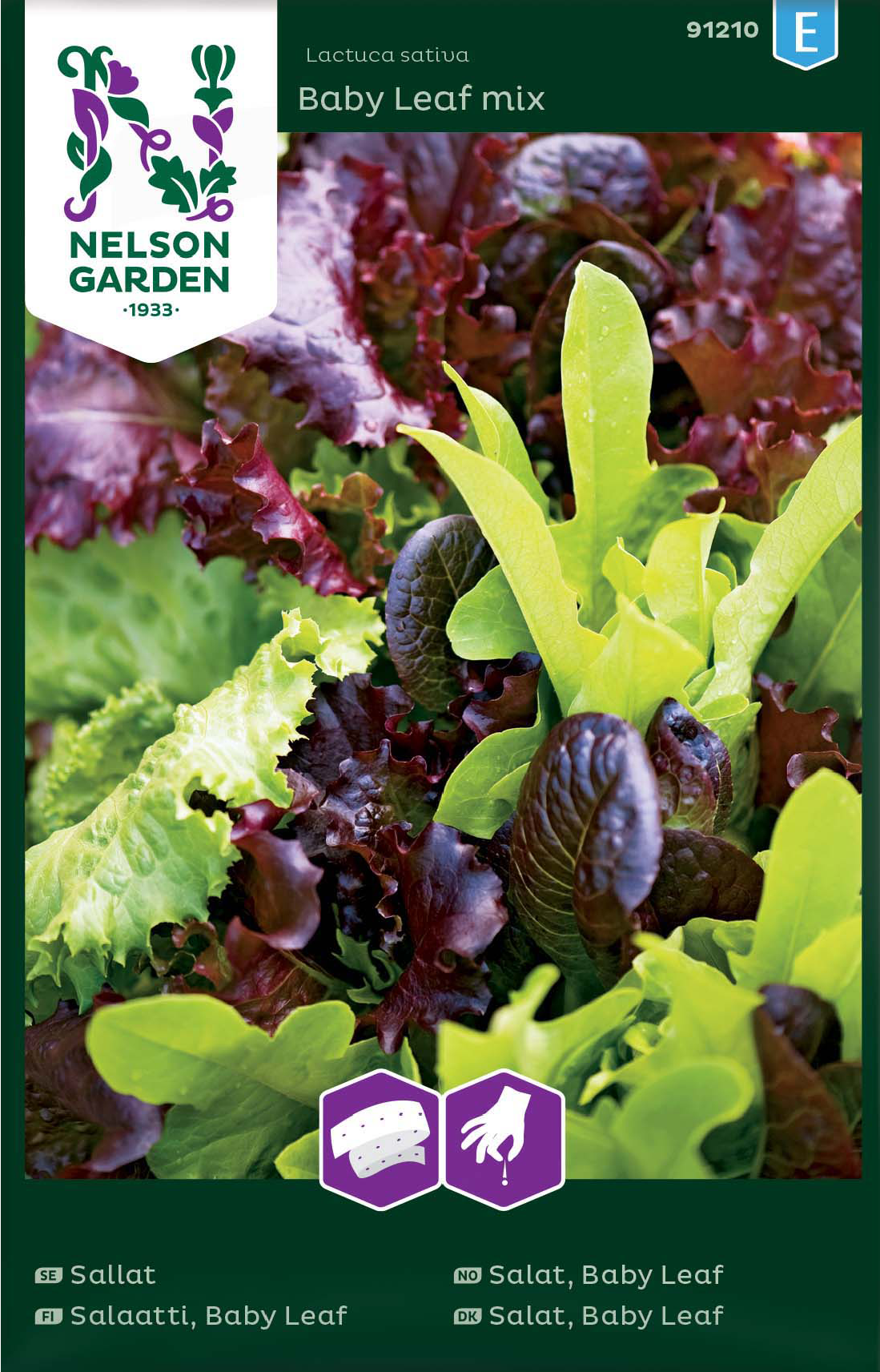 Sallat 'Baby Leaf Mix' såband - Fröer