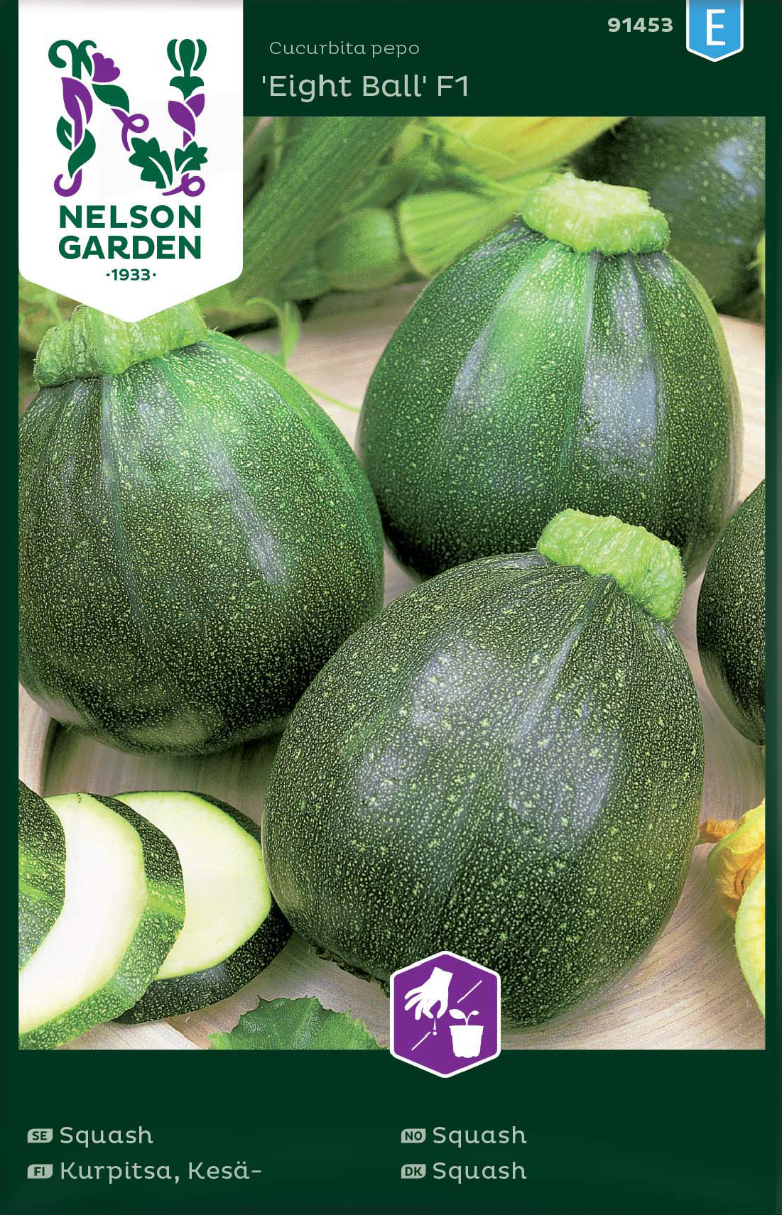 Squash 'Eight Ball 'F1 - Fröer