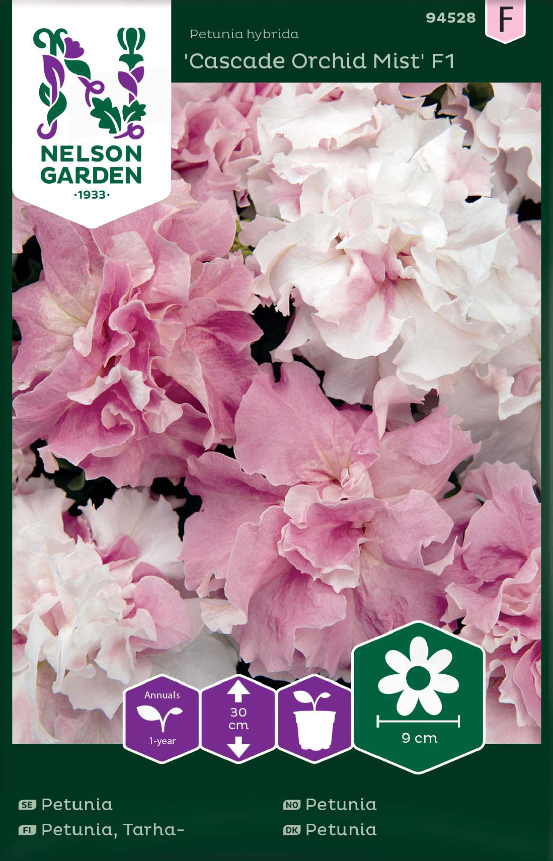 Petunia 'Cascade Orchid Mist' F1 frö - Fröer