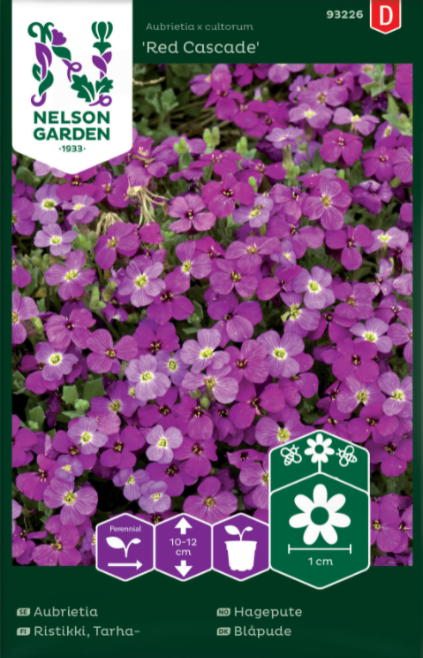 Aubrietia 'Red Cascade' frö - Fröer