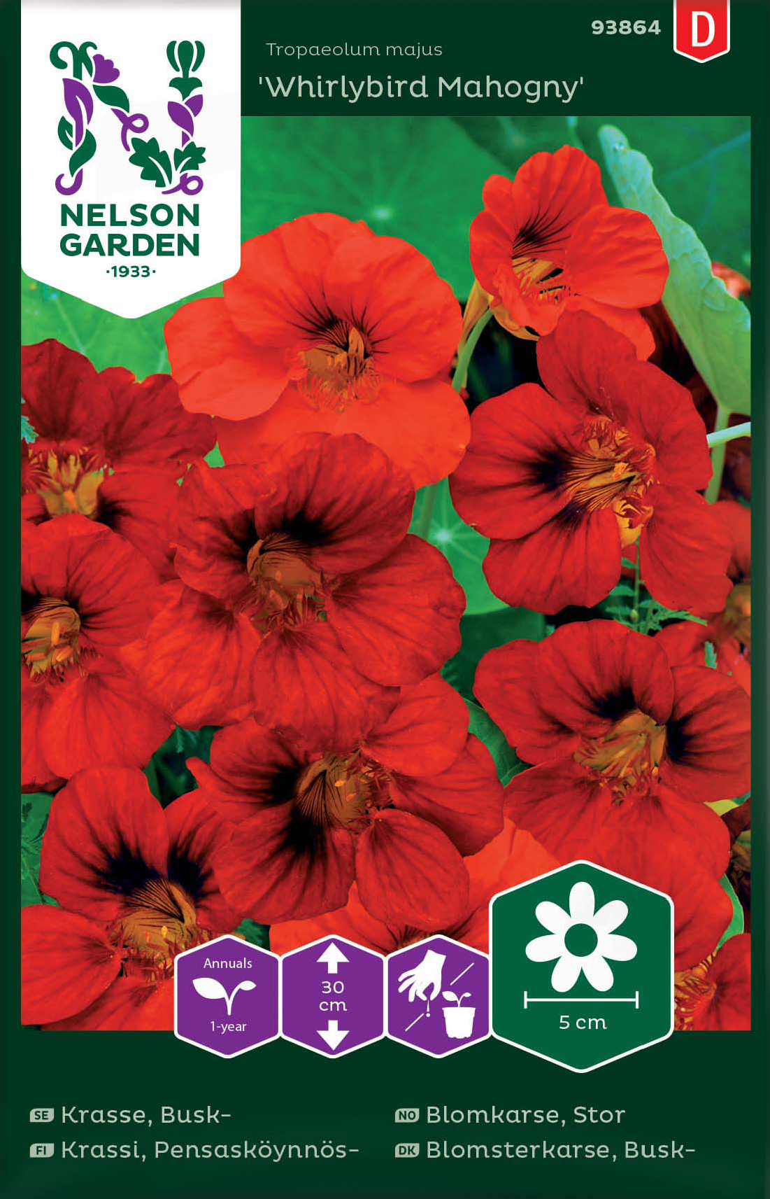 Buskkrasse 'Whirlybird Mahogny' frö - Fröer