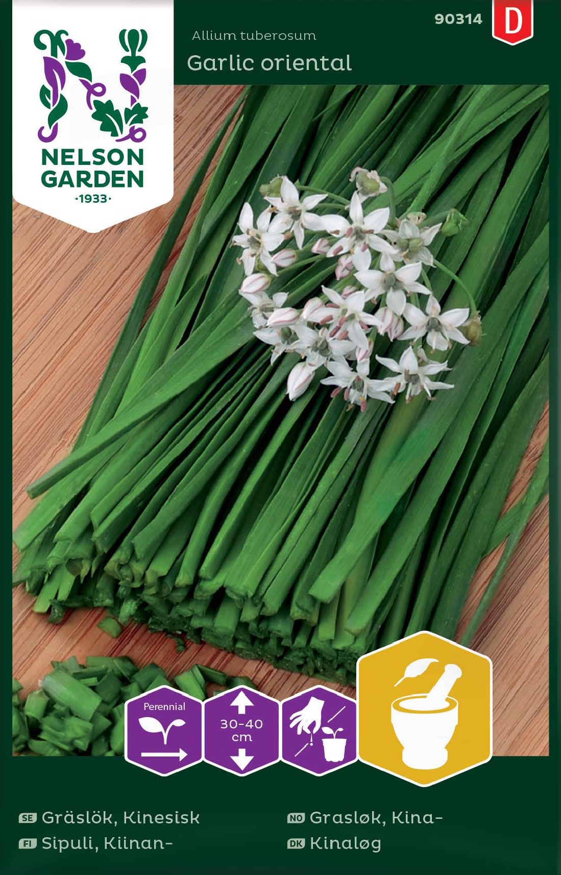 Gräslök 'Garlic Oriental' frö - Fröer