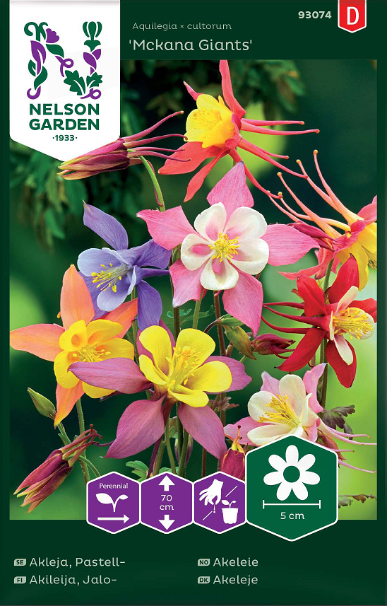 Akleja 'McKana Giants' frö - Fröer