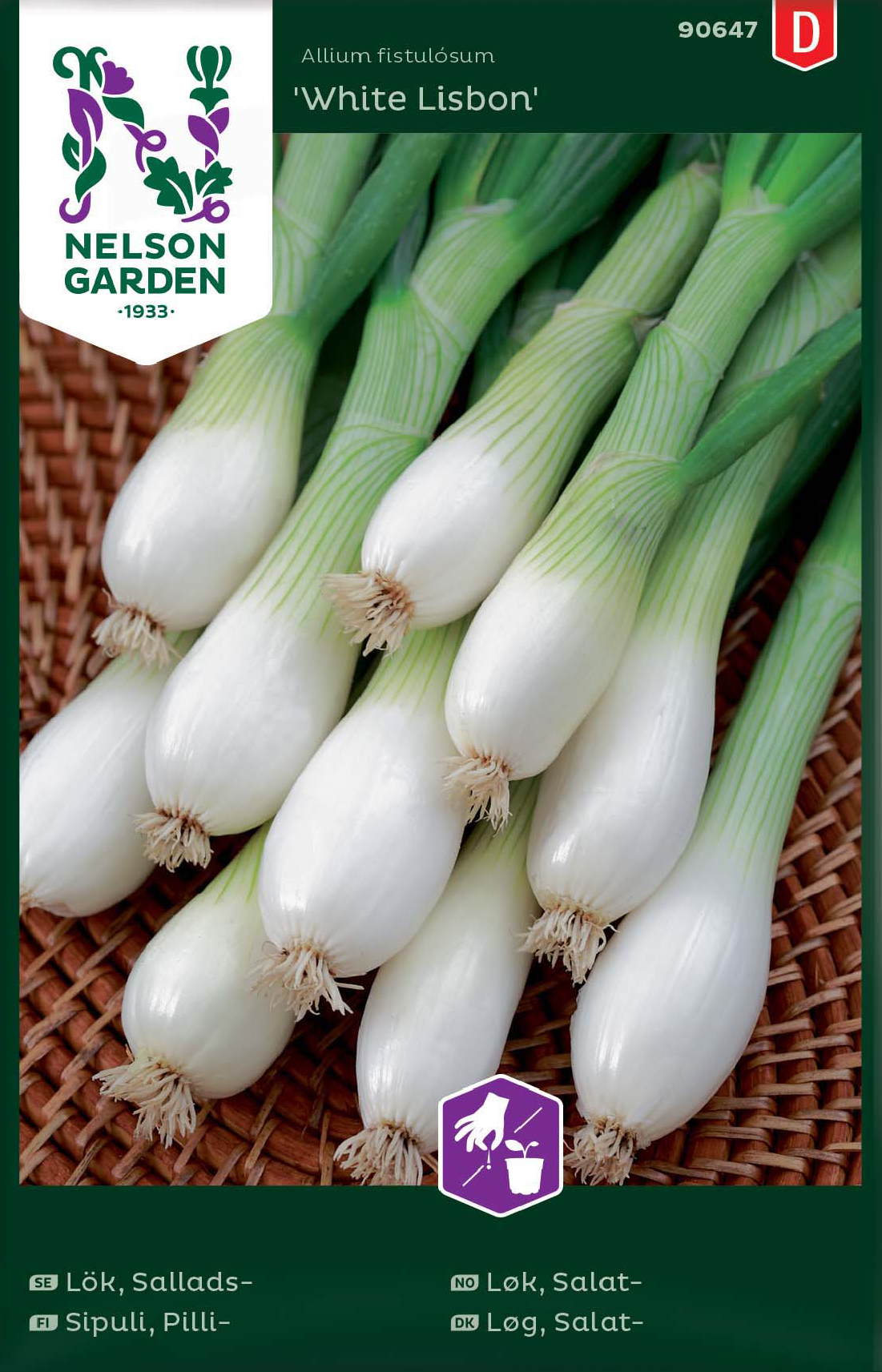 Salladslök 'White Lisbon' frö - Fröer