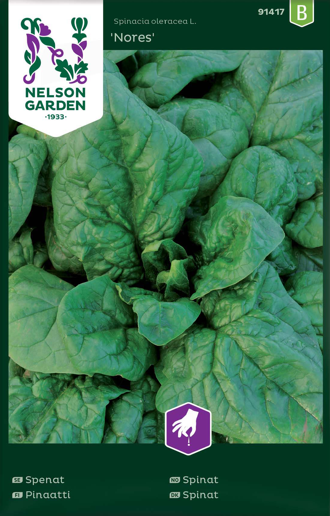 Spenat 'Nores' frö - Fröer