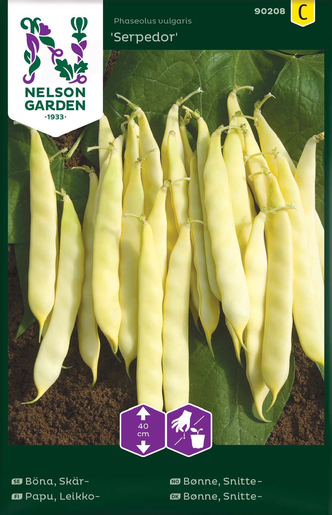Skärböna 'Serpedor' frö - Fröer