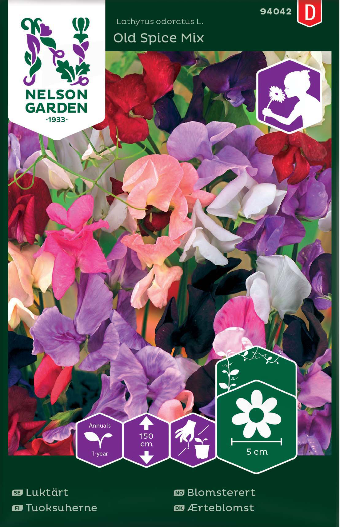 Luktärt 'Old Spice' Mix frö - Fröer