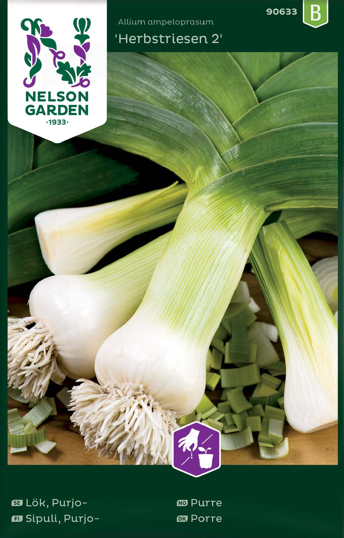 Purjolök (Höst) 'Herbstriesen 2' frö - Fröer