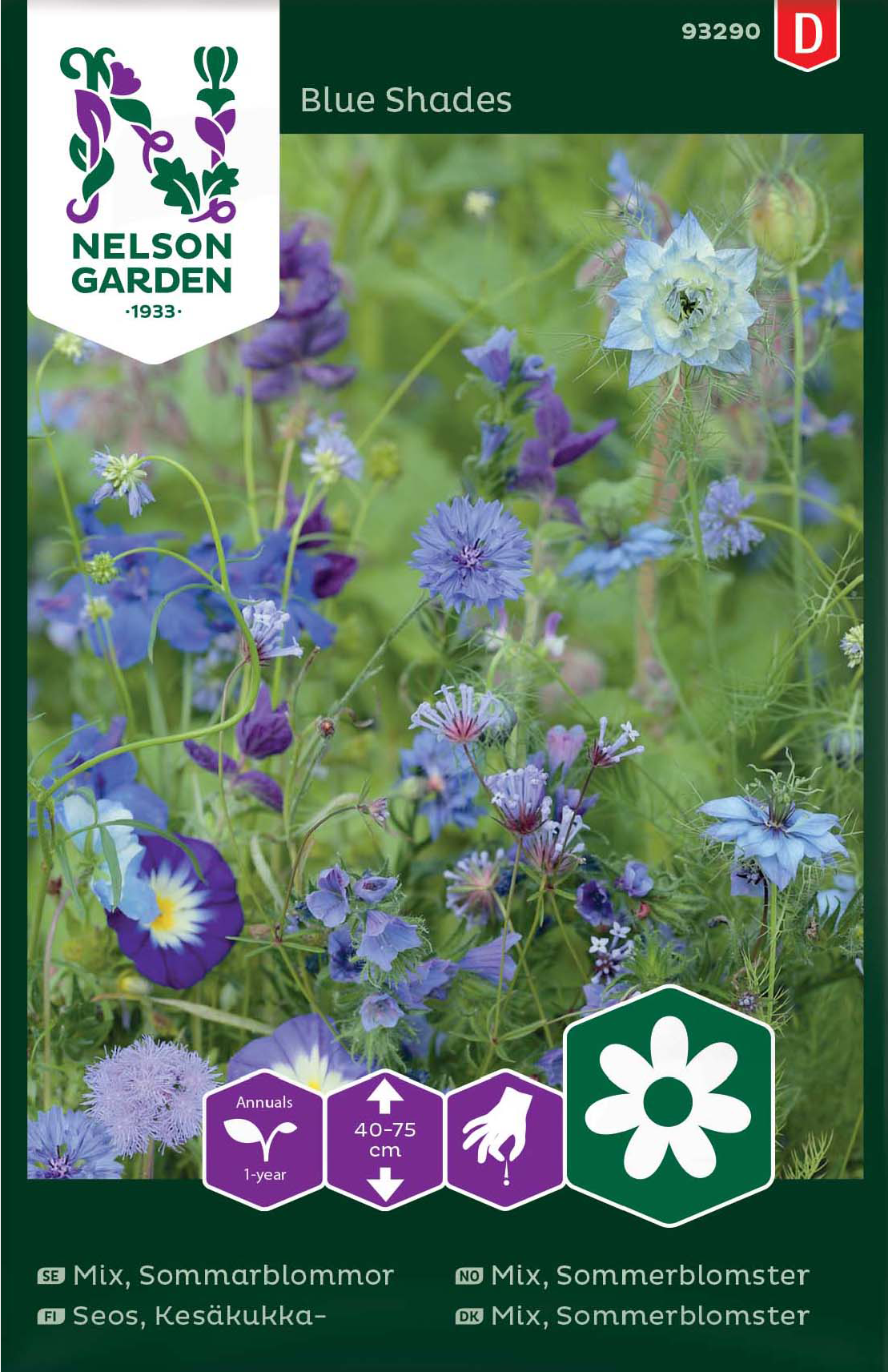 Sommarblommor blå mix frö - Fröer