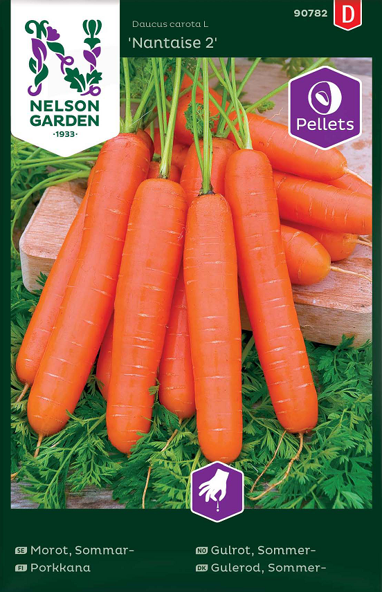 Sommarmorot 'Nantaise 2' Pellets - Fröer